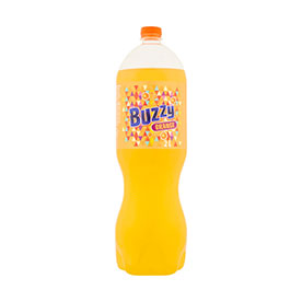 Buzzy Napój gazowany o smaku pomarańczowym 2 l