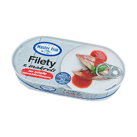 Master Fish Filety z makreli w sosie pomidorowym 170 g