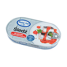 Master Fish Śledź w sosie pomidorowym 170 g