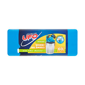 UFO Worki na śmieci z uszami 60 l 20 sztuk
