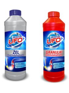 Granulki lub żel do udrożniania rur UFO 800g/1kg