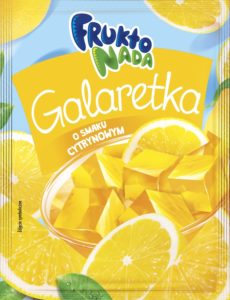 Fruktonada galaretka o smaku cytrynowym 75g