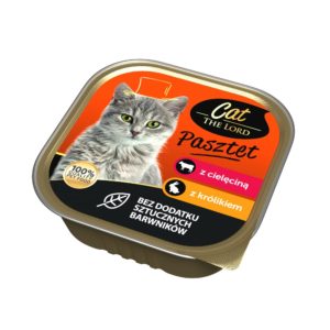 Cat The Lord Pasztet dla kota z cielęcina i królikiem 100 g