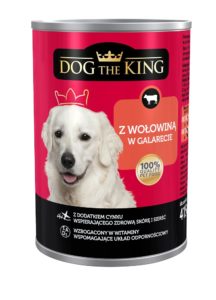 Dog The King Karma dla psa z wołowiną 415 g