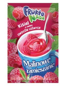 Fruktonada Kisiel instant o smaku owoców leśnych Malinowe zamieszanie 30 g