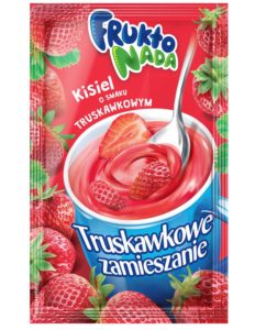 Fruktonada Kisiel instant o smaku truskawkowym Truskawkowe zamieszanie 30 g