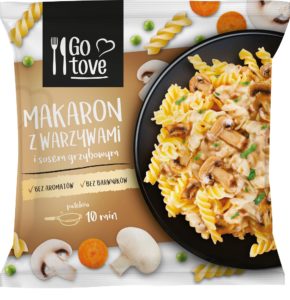 Go tove Makaron z warzywami i sosem grzybowym 450 g