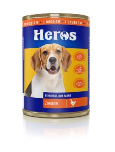 Heros Karma dla psa z drobiem 1250 g