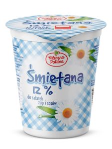 Mleczna Polana Śmietana 12% 400 g